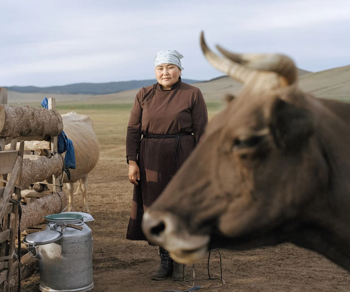 Rural producer with livestock