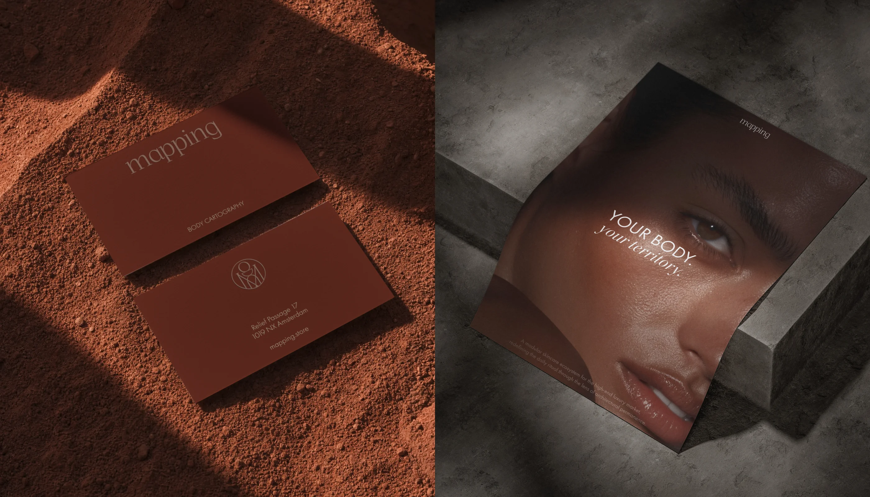 Mapping Skincare Sculptural